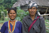 Karin Couple in Northern Thailand